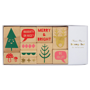 Christmas Stamp Set - Festive