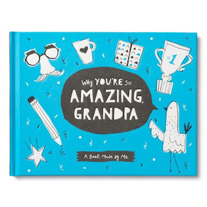 Kids Activity Book - Why You're So Amazing Grandpa