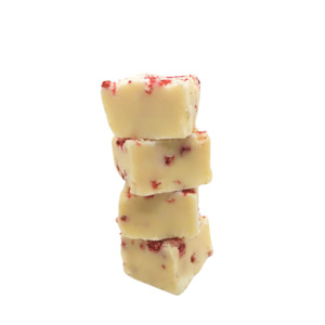 Fudge 280g - Raspberry & White Chocolate