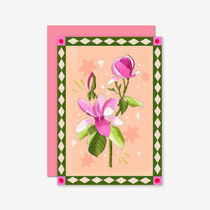 Clothing accessory: General Card - Magnolias