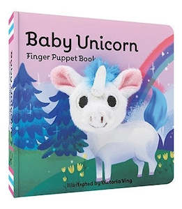 Clothing accessory: Finger Puppet Book - Baby Unicorn