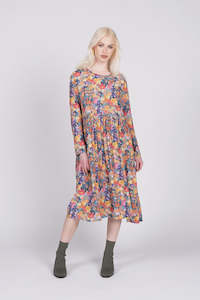 Otama Long Sleeve Dress - Aurora Floral