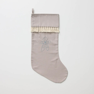 Christmas Stocking - Dove Grey