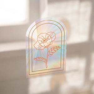 Window Suncatcher - Poppy