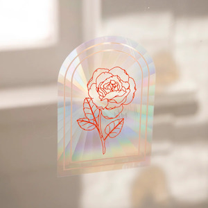 Clothing accessory: Window Suncatcher - Rose