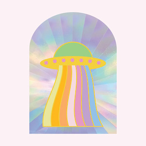 Window Suncatcher - UFO