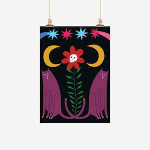 Tea Towel - Mystic Cats