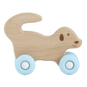 Silicone Wood Toy - Dog