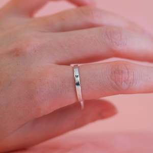 Clothing accessory: Moon Ring - Silver