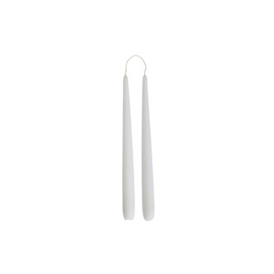 Clothing accessory: Medium Fukai Taper Candles Set of 2 - White