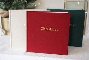 Clothing accessory: Christmas Memory Book - Holly Red