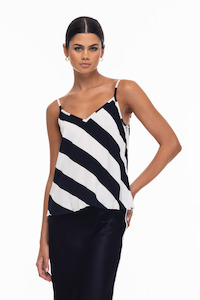 Remi Cami Top - Black Stripe