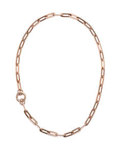 5th Symphony Big Chain Necklace - Rose Gold