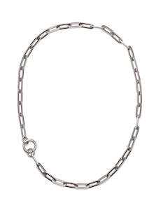 5th Symphony Big Chain Necklace - Silver