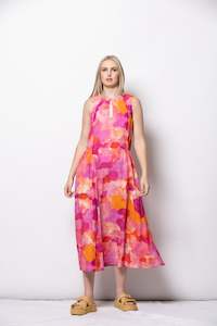 Muse Dress - Blush Strokes