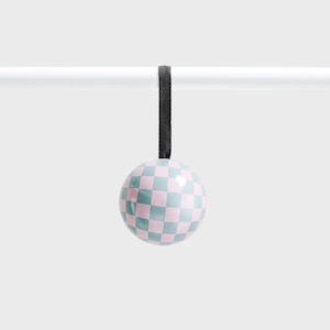 Clothing accessory: Bauble - Lilac Checkers