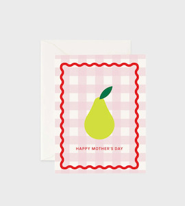 Pear Mother's Day Card