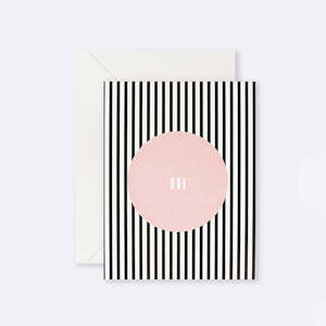 Hi Card - Pink Dot