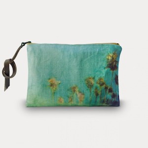 Maison Levy Linen Zip Purse - El Palmar (available to order)