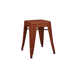 Tolix 45cm Stool - Rouille Fauve