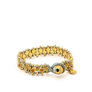 Bracelet Deva- gold blue (sold out)