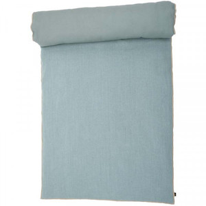 French Linen Sofa Mattress in Celadon - washable (sold)