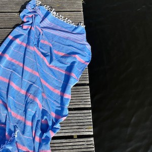 Turkish Cotton Towel - Mediterranean Blue (sold out)