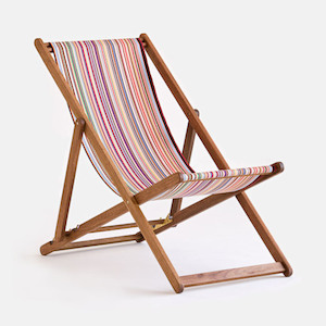 Replacement Deckchair Sling in Tom Multi Acrylic (sold)