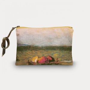 Maison Levy Linen Zip Purse - La Plage (available to order)