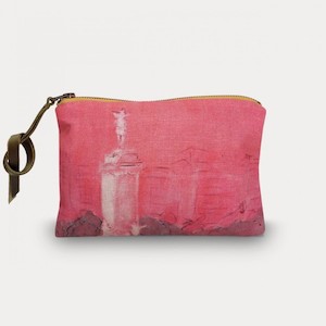 Soft furnishing: Maison Levy Linen Zip Purse - Monumento (available to order)