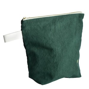 Toiletry Bag Organic Cotton Large - Nori Green (sold out)