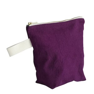 Toiletry Bag Medium - Purple Rain (sold)