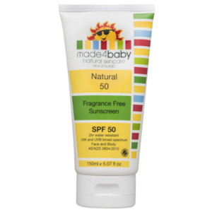 Natural Sunscreen SPF 50 (Fragrance Free) 150ml