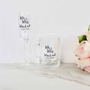 Baseline Wedding Glass