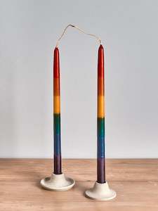 Dinner Candle Set – Rainbow