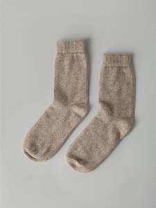 Non-store-based: Possum Merino Socks – Natural