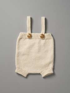 Hand Knitted Rompers - Natural