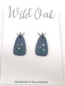 WO Grey Dangle earrings