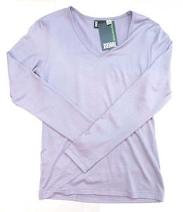 Womens Merino Long Sleeve - Violet