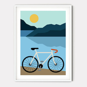 "Lakeside" A4 Print