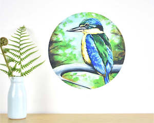 Kingfisher Dot Decal