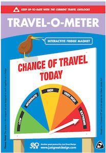 "Travel 'O' Meter" Magnet