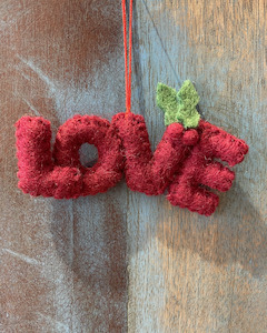 Gift: Pashom Felted Decoration - Love