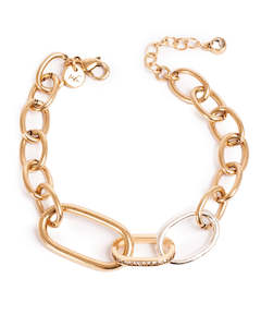 A&C Oslo Connection Chain Bracelet- gold