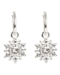 A&C Oslo Snowflake Earring- silver