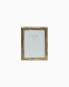 French Country Collections Hammered Gold Photo Frame 5x7