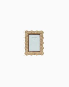 French Country Collections Rattan Wavy Photo Frame 4x6