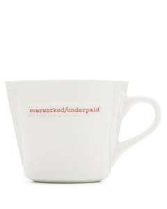 Gift: Keith Brymer Jones - Overworked/underpaid mug