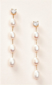 Earrings - Tess Pearl Dangle My Site