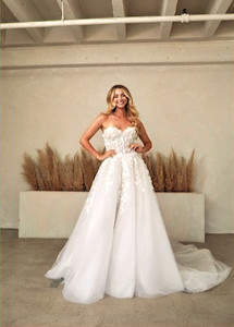 Estella - SR2517 - Serene - Madi Lane a romantic lace creation with a line skirt…